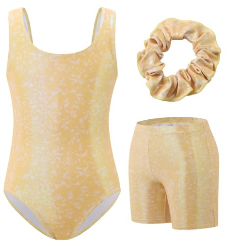 Ewbob Gymnastics Leotards for Girls UPF 50+ Sleeveless Kids Leotard 3-12Y