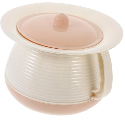 Hoement Pot de Chambre Portable Facile à Transporter en Plastique avec Couvercle pour Garçon et Filles et Personnes Âgées, Maison Voyages