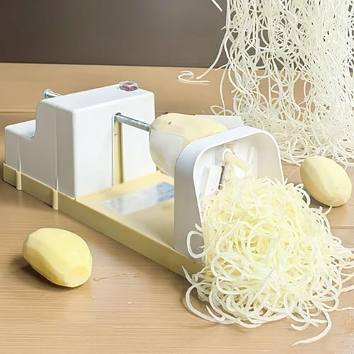 Trituradora eléctrica de patatas, rallador de cocina, 2 cuchillas, triturado fino en 3 segundos, 100 libras/hora, preparación rápida de comidas para cocineros caseros