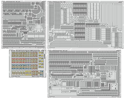 Eduard EDBIG5352 Big Ed 1:350-CVN-65 Enterprise Part II Modellbausatz Photo Etch Set, versch.