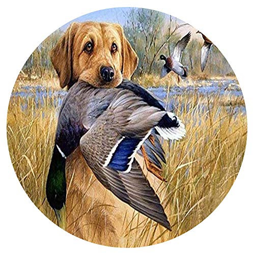 Yingxin34 Kinder Puzzle 1000 Stück Hund Jagd Ente Erwachsene Puzzle Freizeit Kreative Puzzlespiele Kunstspielzeug Puzzles Weihnachten Puzzle Rundpuzzle