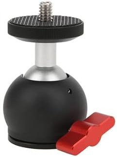 Cyllde Rótula de Bola Mini trípode de Metal de 360 ​​​​° Rótula de Bola Universal con Orificio de Rosca de 1/4 de Pulgada para cámara Luz de Flash de cámara