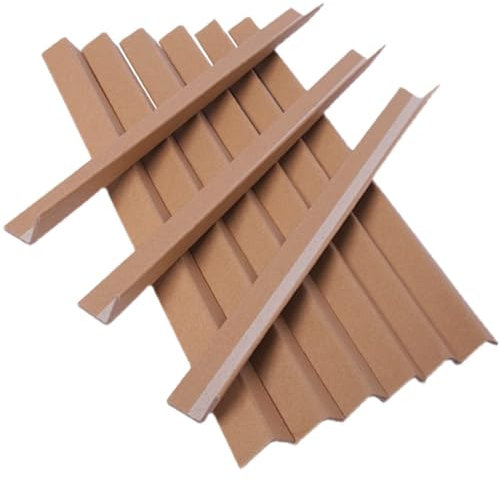 Kantenschutz 100cm Lang Paletten-Eckenschutz, Paketkantenschutzstreifen Für Transport Verschieben Rechter Winkel Verpackungskartonkantenschutz, Hartes Kraftpapier ( Color : T-4mm , Size : W-6cm/2.4 5