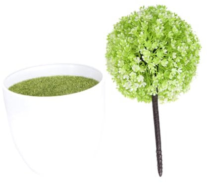 Alipis Wohnkultur kleine Pflanzen zur Dekoration kunstpflanze kunstplflanze künstliche Blumen für den Außenbereich Grün Zimmerpflanzentöpfe künstliche Pflanzen Mini Bonsai Spargel