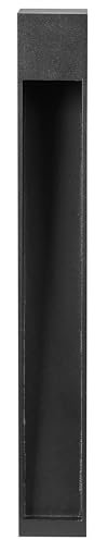 Beliani Lámpara de bolardo de jardín farolas para sendero exterior moderno 50 cm aluminio LED negro Sabino