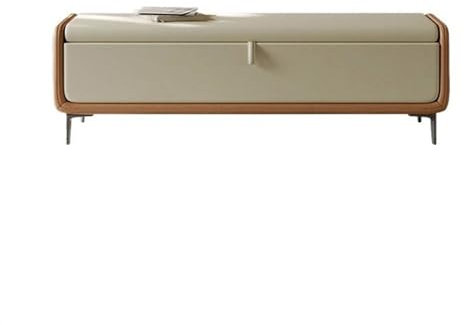 guiling-1986 Sitzbank für Schlafzimmer Praktische, verstaubare Bank am Bettende, leichte Luxus-Kleidung, Schuhe, Probeablage, Sofa, Hocker, Schlafzimmer-Aufbewahrungsbank Bettbank(120 * 45 * 43m)