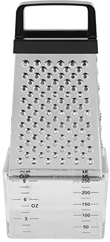 Asuinxurr Lames à 4 côtés pour fromage, légumes, râpe, carotte, concombre, rabot - Vaisselle en acier inoxydable