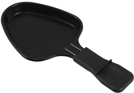 LABRIMP Mini Cheese Raclette Pan Nonstick Triangular Indoor Grill Pan Portable Cheese Melter Handle for Household Baking and Grilling