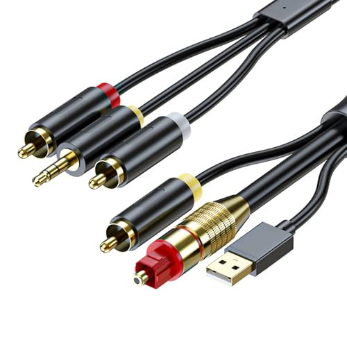 HDOYTXXM Câble adaptateur coaxial optique vers 3 5 mm pour une transmission sonore sans faille Large compatibilité