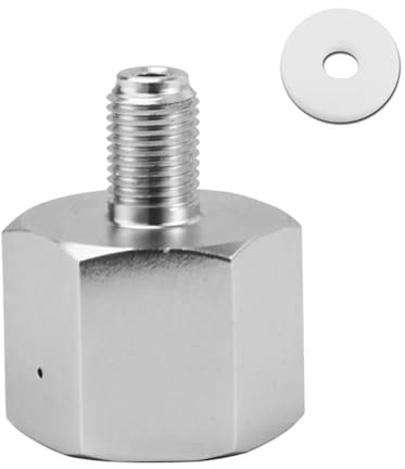 Ölbryggning 3/8-24UNF Convert Adapter Fit TR21-4 CO2 Cylinder Converter Sodaflaska Adapter för hembryggt ölfat CO2 regulator hembrygga tillbehör