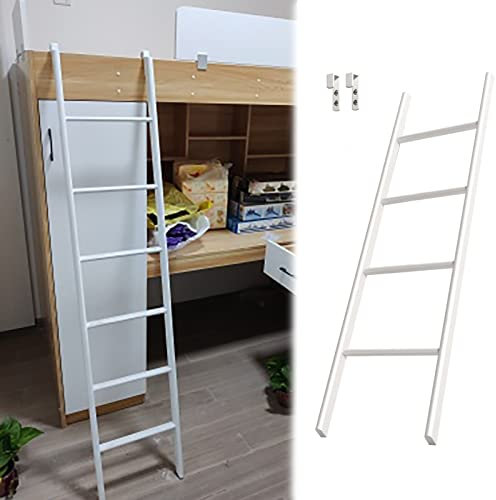 Hochbett Leiter Ersatzleiter Etagenbett für Zuhause, Wohnheim, Loft, 114,3 cm/127,7 cm/139,7 cm/149,9 cm Höhe, nur Etagenbettleitern, Metall-für Auto, Wohnheim, Schlafzimmer, robuste Ersatzl