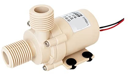 Pompe submersible Pompe à eau ultra silencieuse Pompe de circulation 12 V 7 L/min Chauffe-eau solaire/gaz/électrique Surpressurisé Submersible