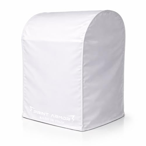 Print Armor – Housse de protection pour imprimantes 3D compatible avec Bambu Lab (Light Gray/White, X1/P1 Series – Combo (AMS ci-dessus))