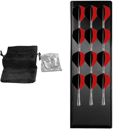 Dart Display Stand – väggfäste med 12 fack, förvaringsställ i trä, rack med transportväska | garage källare spelrum bar lägenhet man grotta organisatör vägg för