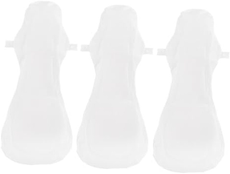 Operitacx Toallas Menstruales Reutilizables de Algodón para Mujer, 3 Piezas Lavables, Transpirables y Fáciles de Llevar para Uso Posparto y Continencia Urinaria