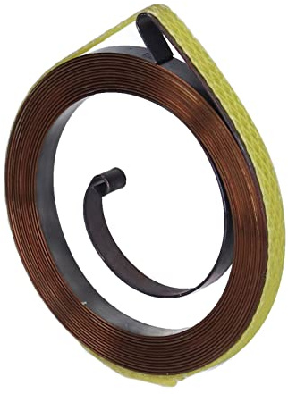 Cocoarm Resorte de Retorno de Prensa de Taladro Resorte de Pluma de Acero de Aleación Instalación de Gancho de 0,8 Mm Película de óxido Aislamiento de óxido Resistente Al Desgaste para Cortacésped