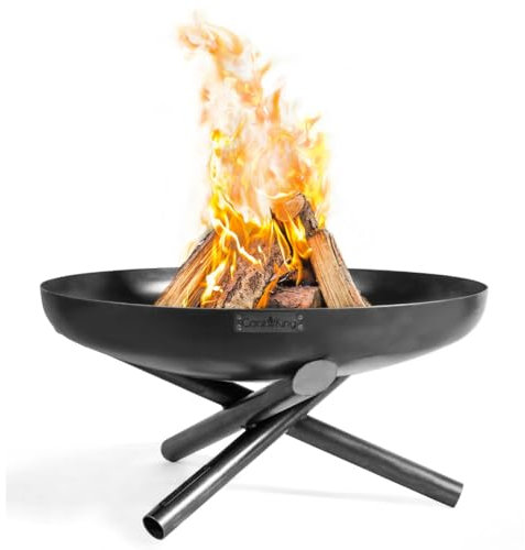 Cook King Brasero Indiana - Brasero Exterior - Brazeros Exterior- Brasero de haute qualité - Fabriqué à la main en Europe - Brûleur de jardin - Ø70