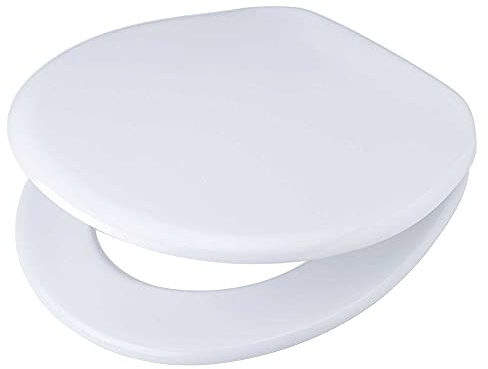 Base 1000/2000/Comfort•Universal-WC-Sitz/Toilettendeckel Klo-Sitz•Softclose V2A ManufacturerPartNumber WC Sitz Base 2000 weiß Edelstahlscharniere extra flach