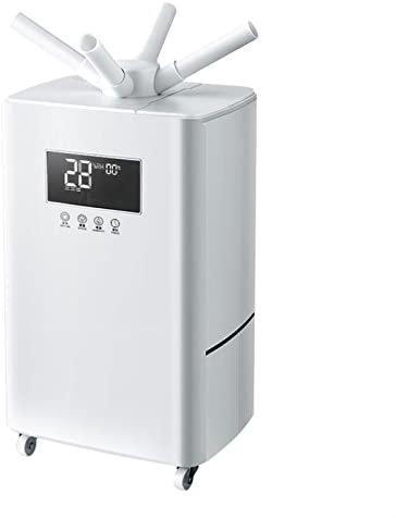 Humidificadores de Aire Humidificador de llenado superior de pie, humidificador de tiempo comercial de gran capacidad, humedad constante inteligente y apagado automático sin agua, 15 l Silencioso Humi