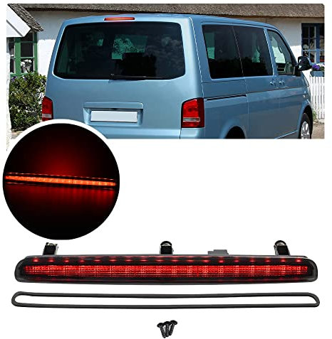 NSLUMO Dritte Bremsleuchte für Volksw.agen Transporter T5 Caravelle 7H Multivan MK V hinten mittig hohe Montage Drittes Bremslicht