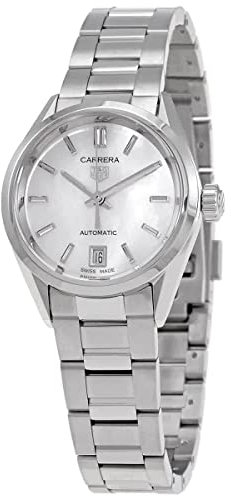 TAG Heuer Orologio Automatico Carrera - Diametro 29 mm WBN2410.BA0621, bianco, 29 mm