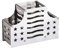 Herklotzn Kitchen Storage Box Rack Kitchen Cutlery Organiser Crockery Chopsticks Cage with Water Outlet Dish Holder Draining