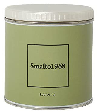 Pittura Shabby Chic Vintage finitura satinata - Smalto 1968 Vernice acrilico ad acqua inodore per Mobili, legno, ferro, piastrelle e supporti difficili 500 ml vari colori Duriplastic (Salvia)