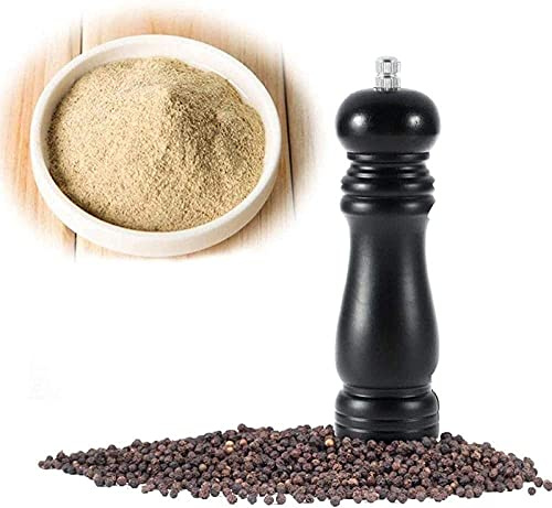 TONZN Ancien bâton de Poivre en Bois Fait à la Main 6 Pouces Gadget de Cuisine Moulin à Poivre Noir Outil de Cuisson Sel broyage Chili Moulin à sel Moulins à sel et à Poivre