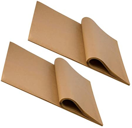 Cabilock 200st Luftfritteusenpapier Pergamentpapier Zum Grillen Grillpapier Burger-patty-papier Dampfendes Papier Backen Pergamentpapier Airfryer Backform Backpapier Antihaft Silikonpapier