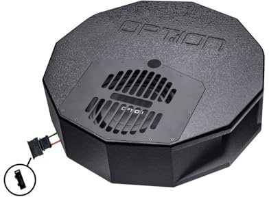 Option Subwoofer con rueda de repuesto compatible con Seat Leon 5F con sistema de sonido Seat de fábrica, subwoofer con conexión Plug & Play, SUB-106