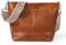 HAIWILL Umhängetasche Damen Große Crossbody Bag Damen mit Breiter Gurt Leder Hobo Bag Shopper Tasche Retro Schultertasche Handtasche für Alltag, Büro, Schulausflug und Einkauf (Groß- Braun)