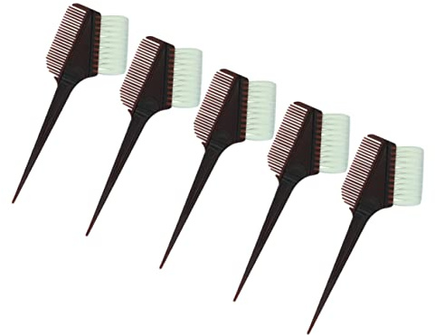 BELLIFFY 5piezas Kit De Teñido Para Cabello Cuenco Peine De Peluquería Cepillo Herramientas Esenciales Duradero y Práctico