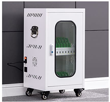 Laptop Charging Station - Fully Assembled 20/30 Unit Multi Device Charging Station with Cable Management for Classroom -