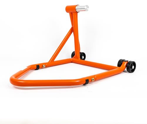 Béquille d'atelier MonoEasy Moto Monobras - Axes Ø 25,5/27,5/28.5/30.5/40,5/42,5/53,5mm - Rouge/Noir/Orange (Orange, 30.5)