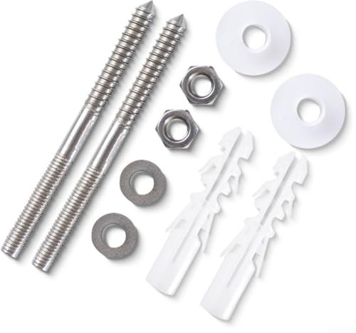 Pratico kit di fissaggio per lavabi a parete in bagno e cucina