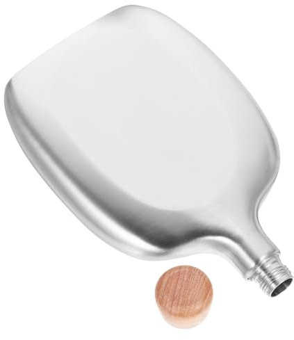 BUGUUYO Flasque Acier Inoxydable Pour Flasque Portable Pour Camping De Poche Pour Hommes