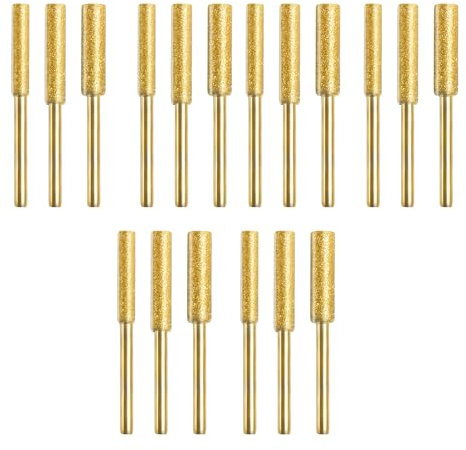 6pcs/18pcs Diamonds Grinding Head Diamonds Chainsaw Sharpener for Chainsaw Chain Sharpening High Efficiency Precise Tool