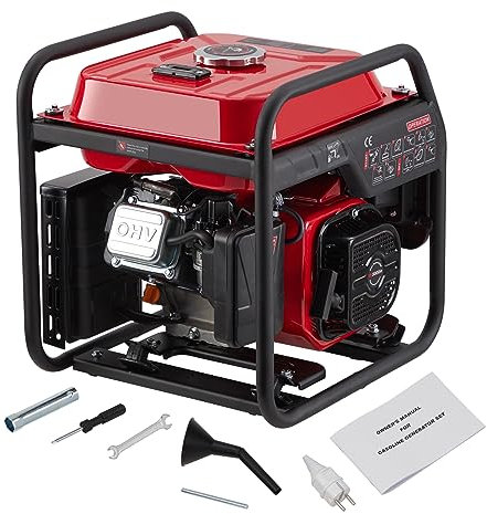 Notstromaggregat 4.2KW Benzin Generator Leise Inverter Stromerzeuger mit 10L Tank – Portable Power Station für Camping, Notstromversorgung, Outdoor – Generatoren & Mobile Stromversorgung