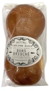 Pain Hamburger Buns Brioché 4 x 100g/Sachet - Offres de 2, 4 et 6 Sachets - Livraison Gratuite France (2 sachets)