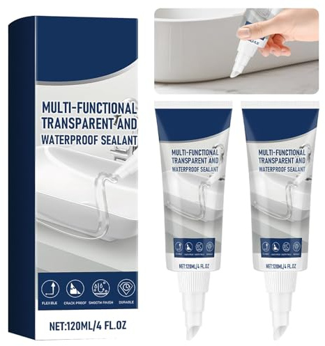 2 Stück Silikon Badezimmer（120ml x 2）Silikon Für Dusche Gerucharm Und Schnell Trocknend Langlebig Wasserdicht Starke Versiegelung Für Badezimmer Dusche Und Küche