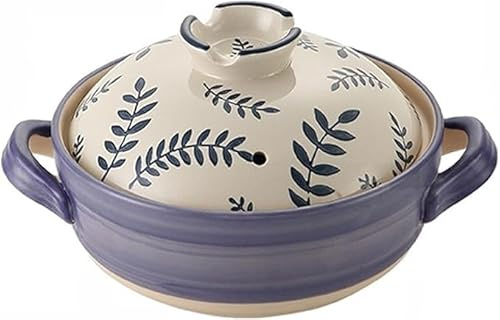 Casseruola In Ceramica, Pentola In Argilla Giapponese Per Riso In Pietra Con Coperchio, In Terracotta In Fornello Pentole Sane(C)