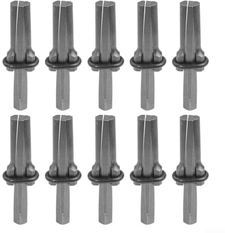Cuñas de división de piedra, juego de 10 cuñas de plumas de 9/16 pulgadas, divisor de roca, abridor de agujeros de mármol de 16 mm, herramientas manuales para expansión de rotura de rocas