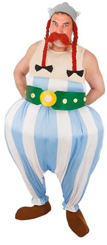 Chaks - Obelix Kostümset, offizielle Asterix und Obelix Verkleidung, 5-teiliges Gallier Outfit, für Karneval & Comic Con