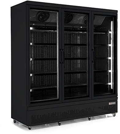 Vitrine Réfrigérée Murale Positive Noire - De 2 à 4 Portes - Combisteel - R290 - Acier1880 mm1000 2508x710x1997mm