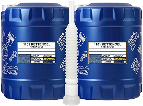 2 x 10 Liter, MANNOL 1101 Kettenoel Kettensägehaftöl