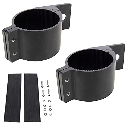 RIGIDON 2 Pcs led arbeitsscheinwerfer halterung, 2.5 zoll 66 mm-71mm, Universal Arbeitsleuchten Halterung Scheinwerfer Schelle Halterung Rohrschelle Haken für Offroad Fahrzeuge Auto LKW KFZ