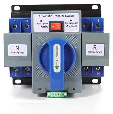 Conmutador automático 63 A 2/3P Dual fuente de alimentación conmutador de transferencia de potencia 220 V Switch