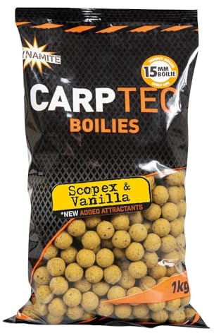 Dynamite Baits Bouillettes Carptec Boilies Scopex & Vanilla (1kg - 15mm)