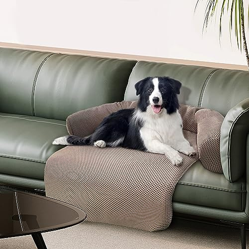 Johnear Hundebetten Hundekissen Sofaschutz, Verdickt Haustierbett Couchkissen Hundematte für große, mittelgroße & kleine Hunde, Waschbar und schnell trocknend 110 * 105 * 15CM