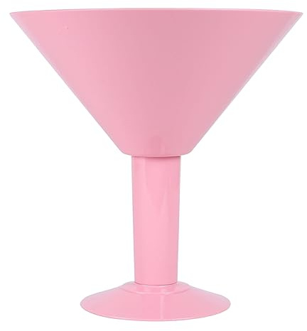 bar@drinkstuff Grande Acrylic Martini Glass 73oz / 2ltr - Oversized Plastic Cocktail Glass Ideal for Centrepieces (Pink)